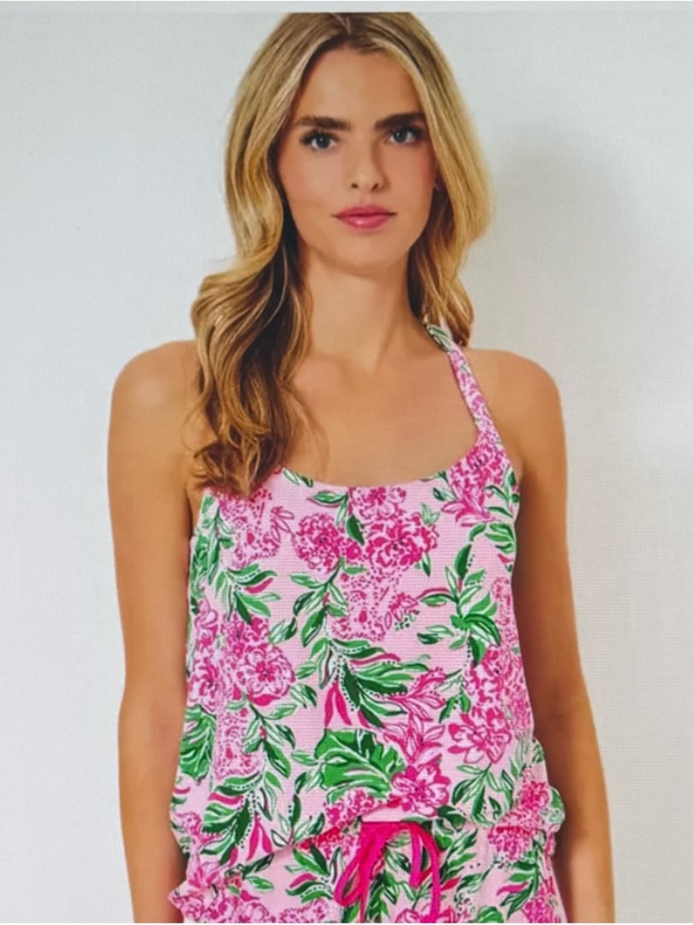 Lilly Pulitzer, NWTs Pink koala 🐨 lala Women pj top super soft, sz med